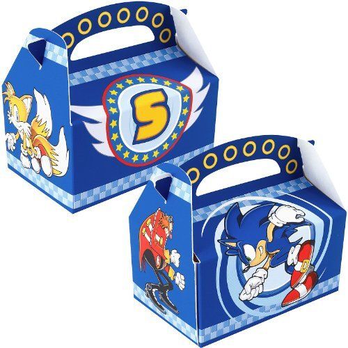 Sonic the Hedgehog Favor Boxes