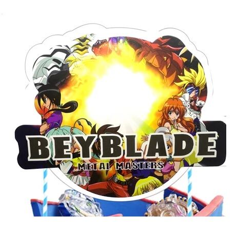 Beyblade Cake Topper