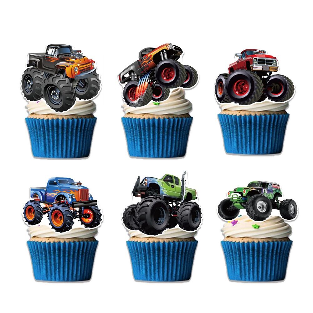 Monster Jam CupCake Toppers