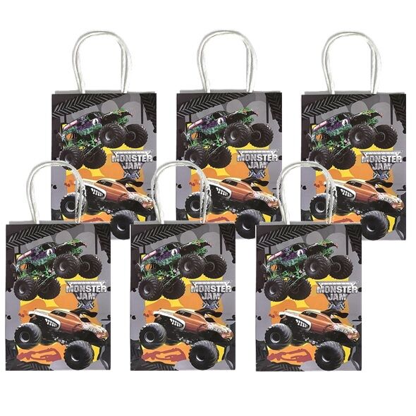 Monster Jam Paper Bags